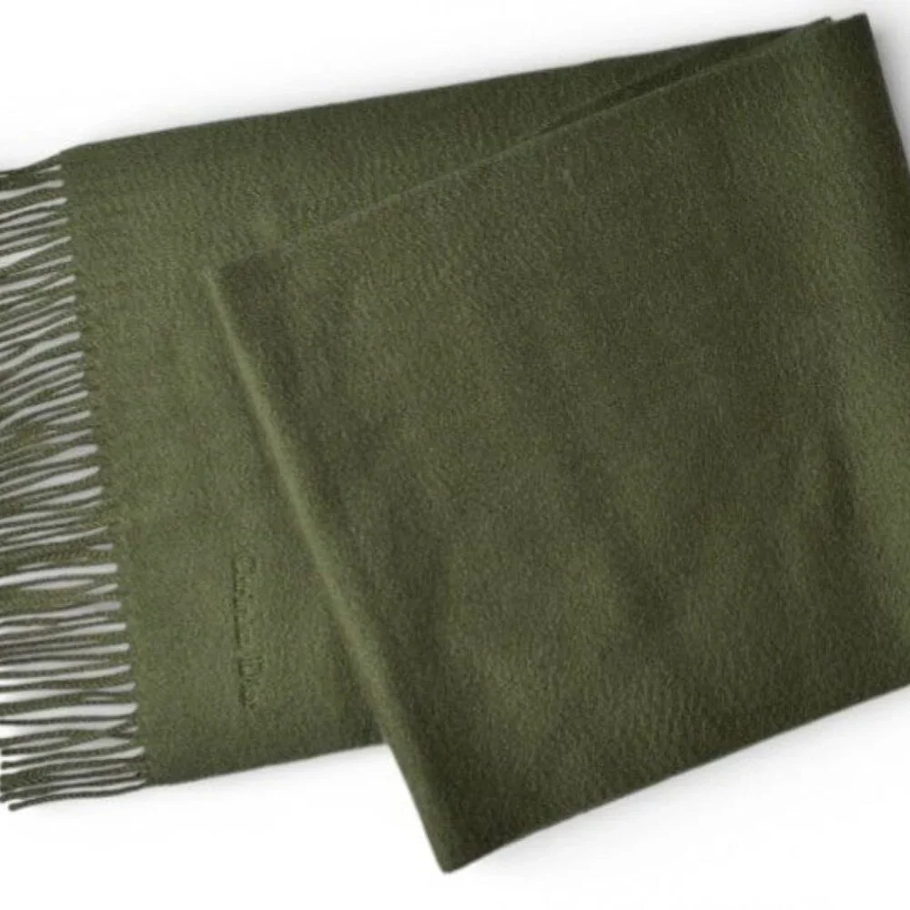Dior Scarf Vintage Winter Wool Moss Green